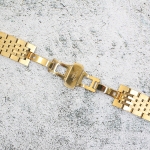 Верижка за часовник ML20-6020G, Стоманена, Златиста, 20мм