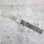 Верижка за часовник ML20-6020W, Стоманена, Сребриста, 20мм