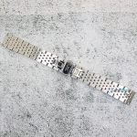 Верижка за часовник ML20-6020W, Стоманена, Сребриста, 20мм