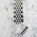 Верижка за часовник ML20-6020W, Стоманена, Сребриста, 20мм