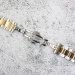 Верижка за часовник ML20-6022BCG, Стоманена, Биколор, 20мм