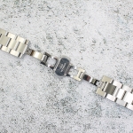 Верижка за часовник ML20-6022BCG, Стоманена, Биколор, 20мм