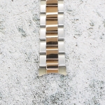 Верижка за часовник ML20-6022BCRG, Стоманена, Биколор, 20мм