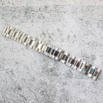 Верижка за часовник ML20-6022W, Стоманена, Сребриста, 20мм