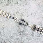 Верижка за часовник ML20-6022W, Стоманена, Сребриста, 20мм