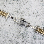 Верижка за часовник ML20-6023BCG, Стоманена, Биколор, 20мм