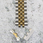 Верижка за часовник ML20-6023BCG, Стоманена, Биколор, 20мм