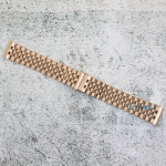 Верижка за часовник ML20-6023RG, Стоманена, Розово злато, 20мм