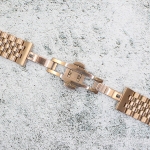 Верижка за часовник ML20-6023RG, Стоманена, Розово злато, 20мм