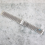 Верижка за часовник ML20-6023W, Стоманена, Сребриста, 20мм