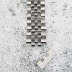 Верижка за часовник ML20-6023W, Стоманена, Сребриста, 20мм