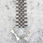 Верижка за часовник ML20-6023W, Стоманена, Сребриста, 20мм