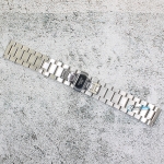 Верижка за часовник ML22-6018BCG, Стоманена, Биколор, 22мм