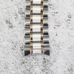 Верижка за часовник ML22-6018BCRG, Стоманена, Биколор, 22мм