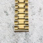 Верижка за часовник ML22-6018G, Стоманена, Златиста, 22мм