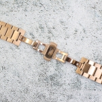 Верижка за часовник ML22-6018RG, Стоманена, Розово злато, 22мм