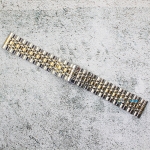 Верижка за часовник ML22-6021BCG, Стоманена, Биколор, 22мм