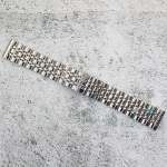 Верижка за часовник ML22-6021W, Стоманена, Сребриста, 22мм