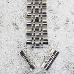 Верижка за часовник ML22-6021W, Стоманена, Сребриста, 22мм