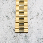 Верижка за часовник ML22-6022G, Стоманена, Биколор, 22мм