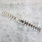 Верижка за часовник ML22-6022W, Стоманена, Сребриста, 22мм