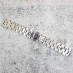 Верижка за часовник ML22-6022W, Стоманена, Сребриста, 22мм