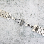 Верижка за часовник ML22-6022W, Стоманена, Сребриста, 22мм