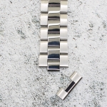 Верижка за часовник ML22-6022W, Стоманена, Сребриста, 22мм