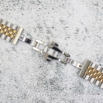 Верижка за часовник ML22-6023BCG, Стоманена, Биколор, 22мм