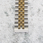 Верижка за часовник ML22-6023BCG, Стоманена, Биколор, 22мм