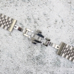 Верижка за часовник ML22-6023W, Стоманена, Сребриста, 22мм