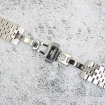 Верижка за часовник ML22-6023W, Стоманена, Сребриста, 22мм