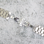 Верижка за часовник ML24-6018W, Стоманена, Сребриста, 24мм