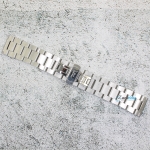 Верижка за часовник ML24-6022BCG, Стоманена, Биколор, 24мм