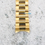 Верижка за часовник ML24-6022G, Стоманена, Златиста, 24мм
