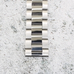 Верижка за часовник ML24-6022W, Стоманена, Сребриста, 24мм