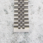 Верижка за часовник ML24-6023W, Стоманена, Сребриста, 24мм