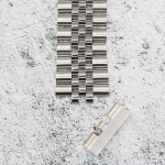 Верижка за часовник ML24-6023W, Стоманена, Сребриста, 24мм