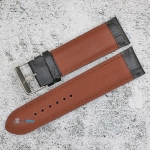 Каишка за часовник Motta MT24103GL, Кожена, Черна, 24мм