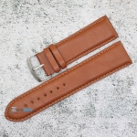 Каишка за часовник Motta MT26146, Кожена, Кафява, 26мм