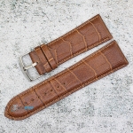 Каишка за часовник Motta MT28249GL, Кожена, Кафява, 28мм