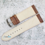 Каишка за часовник Motta MT28249GL, Кожена, Кафява, 28мм