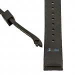 Силиконова каишка за часовник C17524, Черна, 24мм Изображение 5
