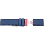 Каишка за часовник Azzuro Delux AZD1871TX, Кожена, Синя, 18мм Изображение 4