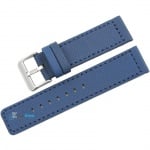 Каишка за часовник Azzuro Delux AZD2271TX, Кожена, Синя, 22мм Изображение 1