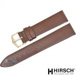 Каишка за часовник HIRSCH Dakota 18-17800210118, Кожена, Кафява, 18мм Изображение 1