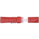 Каишка за часовник Azzuro Delux AZD18290, Кожена, Червена, 18мм Изображение 4