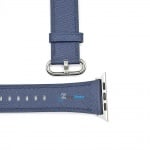 Каишка за часовник Apple Watch AP242070, Кожена, Синя, 44мм / 24mm Изображение 4