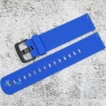 Силиконова каишка за часовник SN20-2A, Синя, 20мм Изображение 2