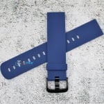Силиконова каишка за часовник SN20-3A, Тъмно синя, 20мм Изображение 3